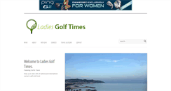Desktop Screenshot of ladiesgolftimes.com
