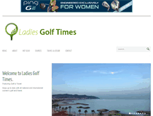 Tablet Screenshot of ladiesgolftimes.com